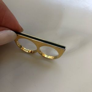 Eddie Borgo . Gold double ring